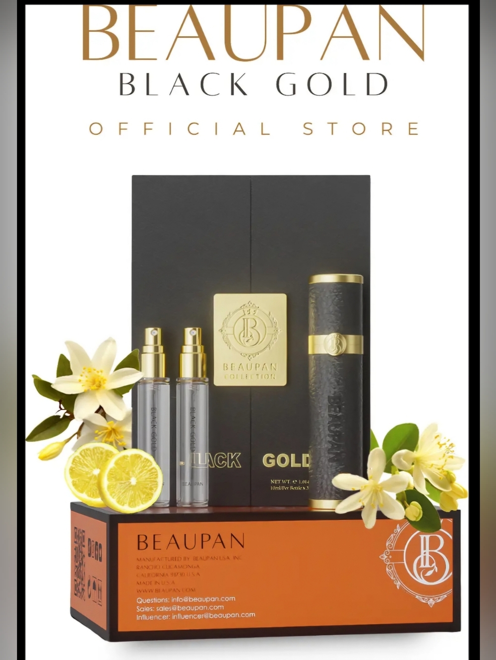 (UNISEX) BEAUPAN BLACK GOLD PERFUME